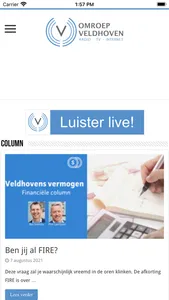 Omroep Veldhoven screenshot 1