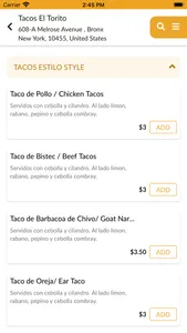 Tacos El Torito screenshot 4