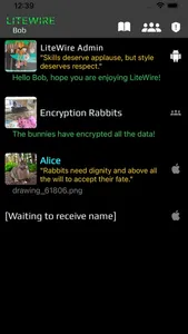 LiteWire Messaging screenshot 2