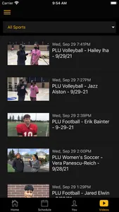 PLU Athletics screenshot 3