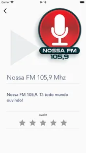 Nossa FM+ screenshot 1