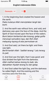 English - Indonesian Bible screenshot 1