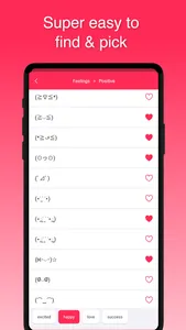 Kaomoji Emoticon screenshot 2