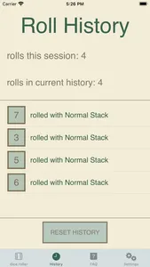 Stack 5 Dice Roller screenshot 2