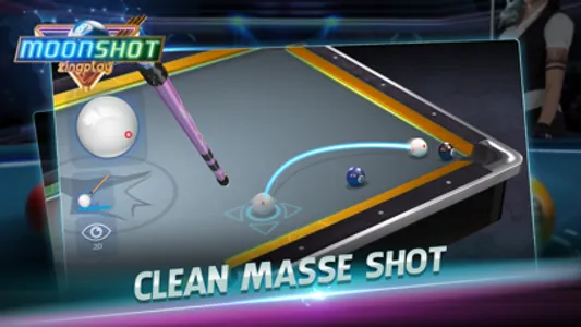 Billiards 3D: Moonshot screenshot 1