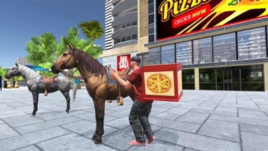 Horse Pizza Delivery Boy screenshot 4