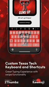 Texas Tech Official Keyboard screenshot 4