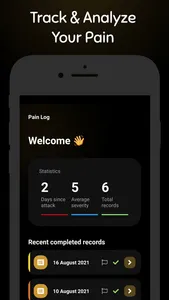 Pain Log: Track & Analyze screenshot 0