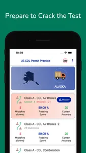 CDL Test Prep Permit Practice screenshot 2