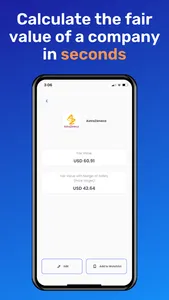 Value DCF screenshot 1