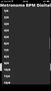 Metronome BPM Digital and Tap screenshot 1