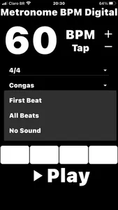 Metronome BPM Digital and Tap screenshot 3