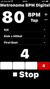 Metronome BPM Digital and Tap screenshot 5