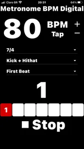 Metronome BPM Digital and Tap screenshot 6