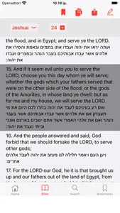 English - Hebrew Bible screenshot 2