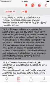 English - Spanish Bible screenshot 2