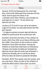 English - Spanish Bible screenshot 3