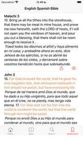 English - Spanish Bible screenshot 4