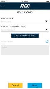 FNBC Debit Card Hub screenshot 2