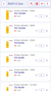 Gas Fasta - Customer screenshot 2