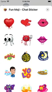 Fun Moji - Chat Sticker screenshot 1