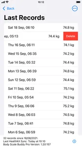 Body Scale Buddy Pro screenshot 2