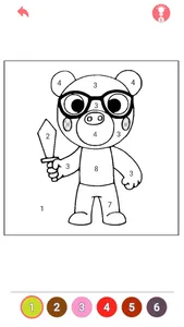 Pigg Coloring Book screenshot 2