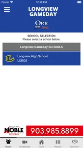 Longview Gameday screenshot 2