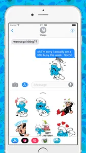 The Smurfs: Classic Stickers screenshot 1