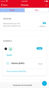 CAPS EV CHARGEPOINTS APP screenshot 3