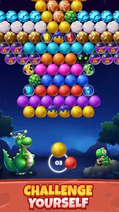 Bubble Shooter Primitive Eggs screenshot 2