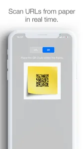 URL Reader - with QR reading screenshot 0