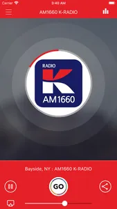 AM1660 K-RADIO screenshot 1