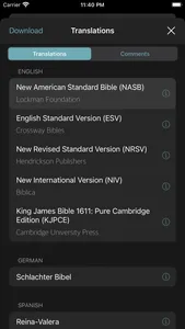 iBible - Study Bible screenshot 1