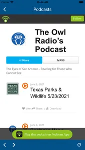 Owl Radio Reading screenshot 1