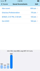 FLL Cargo Connect Scorer 2021 screenshot 2