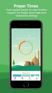 Miqat: Prayer Times, Qibla screenshot 1