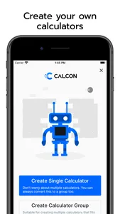 CalCon Calculator screenshot 1