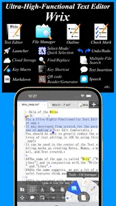 Wrix 2 - Ultra Text Editor screenshot 0