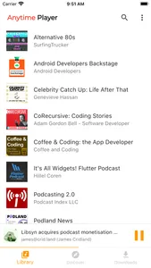 Anytime Podcast Player screenshot 0