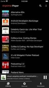 Anytime Podcast Player screenshot 1