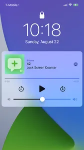 Voice Counter on Lock Screen screenshot 1