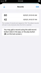 Voice Counter on Lock Screen screenshot 2