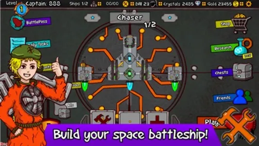 Space Box War PvP Battle Arena screenshot 0