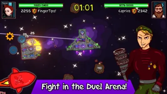 Space Box War PvP Battle Arena screenshot 1