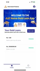 AAF Home Gold Loan App screenshot 1