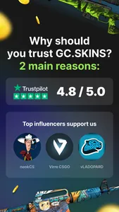 GC.SKINS - Get CSGO skins! screenshot 4