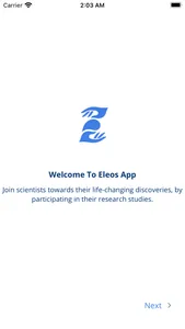 Eleos App screenshot 1