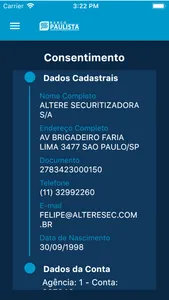 Paulista Open Finance screenshot 6