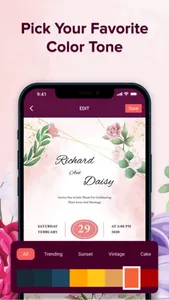 Wedding Card Maker - Editor screenshot 0